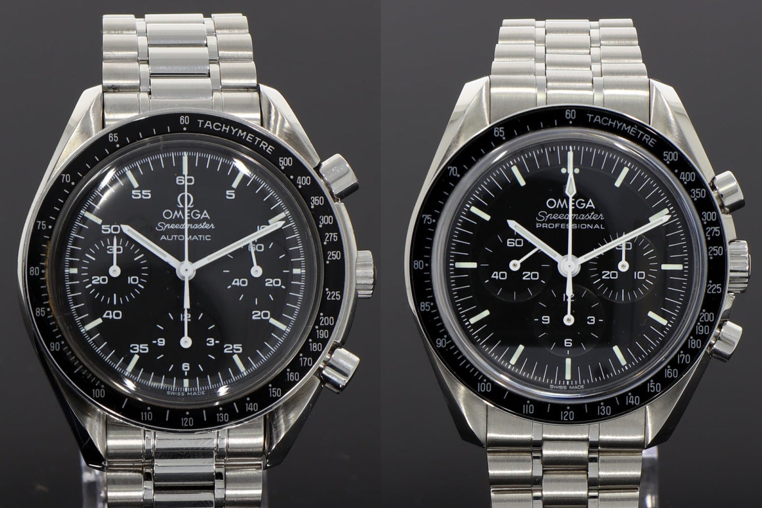 Omega Speedmaster Reduced vs. Omega Speedmaster Professional Moonwatch