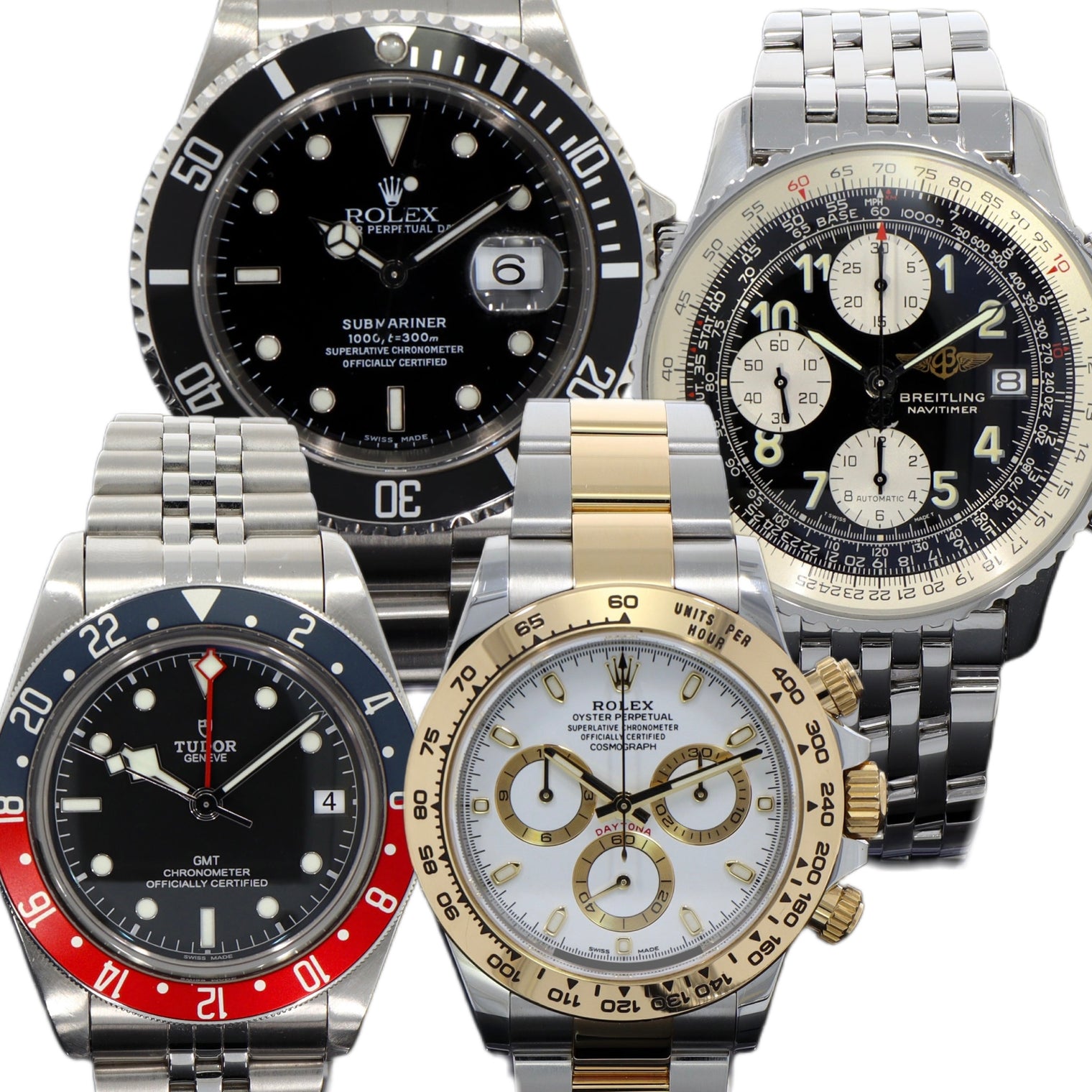 Taucheruhr, Fliegeruhr, Chronograph, GMT