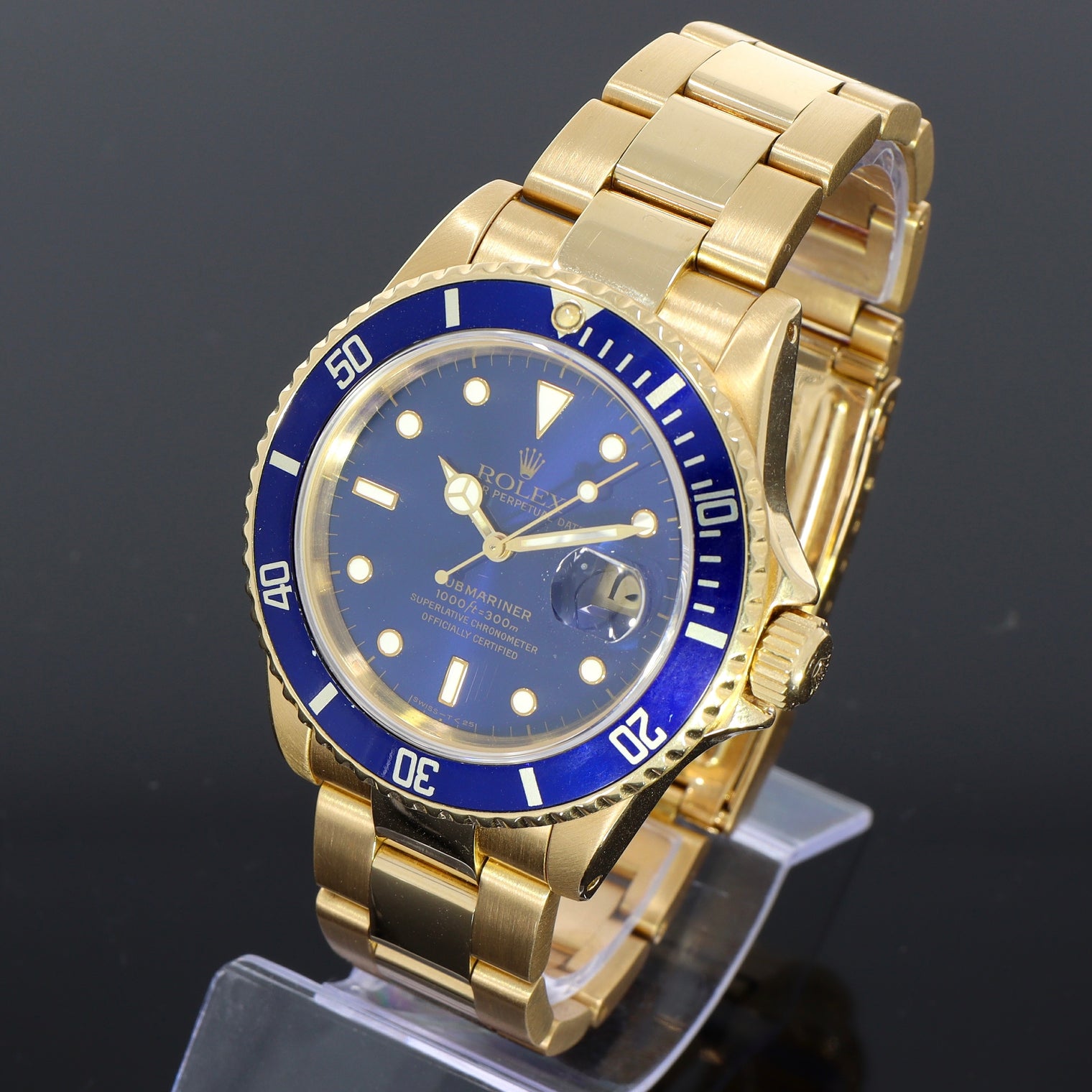 Rolex Submariner Date 16808 Gelbgold