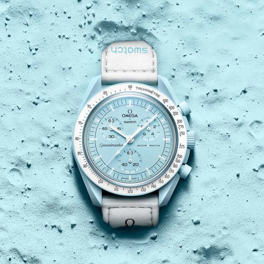 Omega x Swatch Bioceramic MoonSwatch Tiffany blau