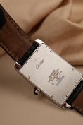 Cargar la imagen en la vista de la galería, Cartier Tank Américaine XL 1736 18k White Gold, Serviced
