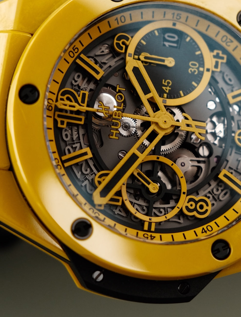 Hublot Big Bang Unico 441.CY.471Y.RX Box + og. Papiere Yellow Magic, Limited Edition 250 Pieces, First Buyer's Invoice