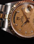 Load image into Gallery viewer, Tudor Prince Date Day 76213 Diamond Linen Dial, Serviced
