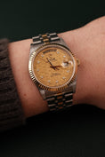 Load image into Gallery viewer, Tudor Prince Date Day 76213 Diamond Linen Dial, Serviced
