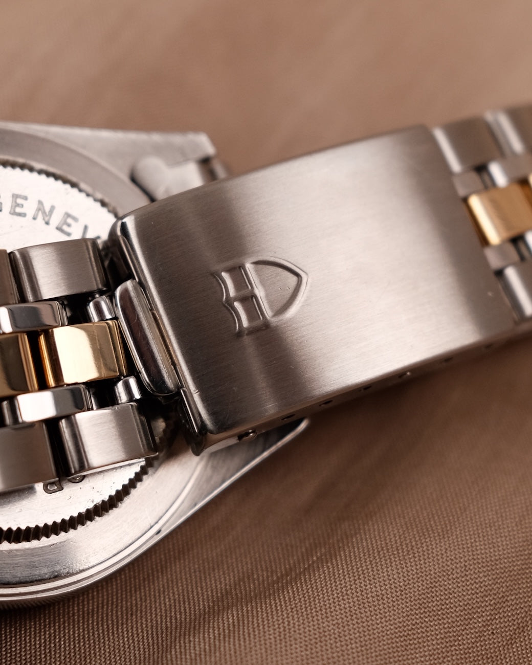 Tudor Prince Date, S/G, Champagne Diamond Dial, Fluted Bezel 74033 Original Papiere 34mm, SERVICED