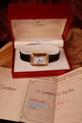 Cargar la imagen en la vista de la galería, Cartier CRISTALLOR Paris Dial 18k Gold 25 x 30 mm 78095 Box + og. Papiere
