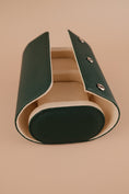 Load image into Gallery viewer, Uhrenrolle für 2 Uhren Smaragd-Grün
