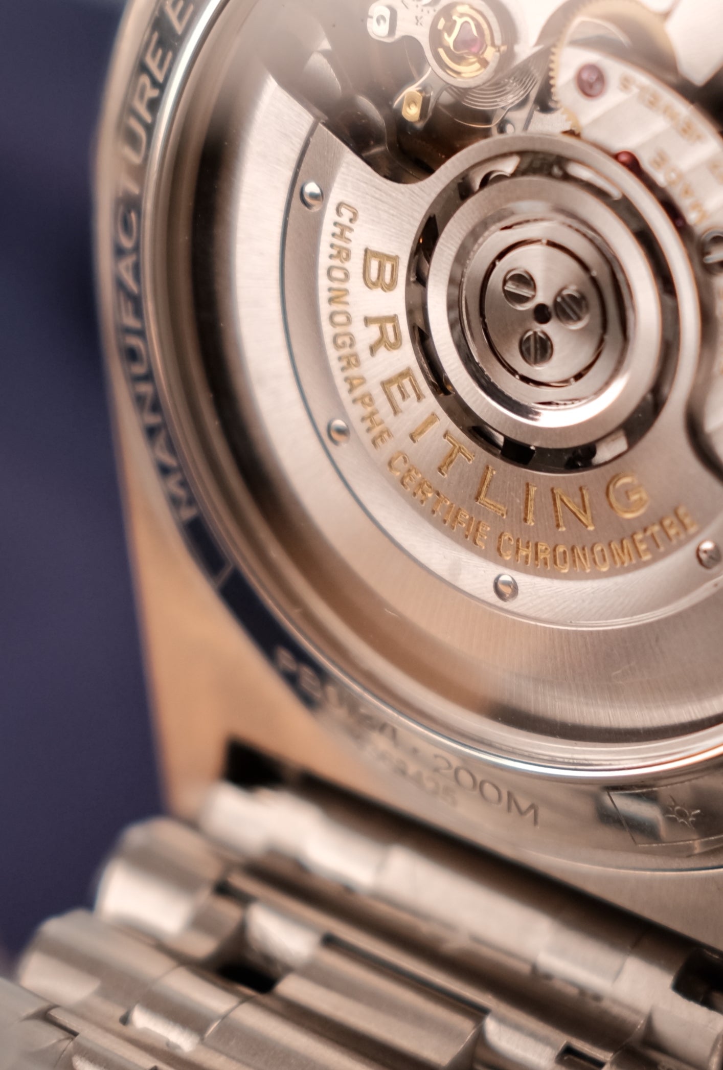 Breitling Chronomat B01 42 Ice Blue  PB0134 Box + og. Papiere Steel Bracelet