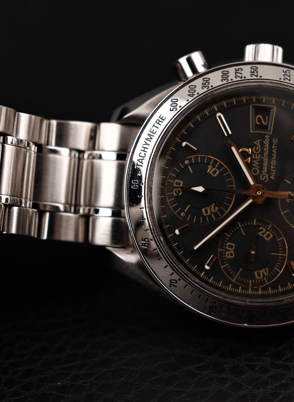 Omega Speedmaster Date 351354 Original Papiere Black Dial, Serviced