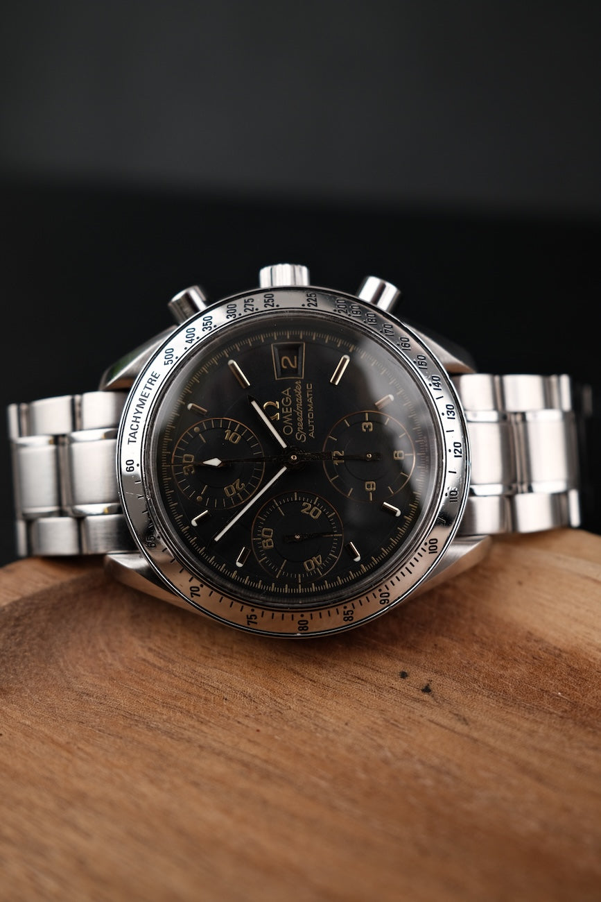 Omega Speedmaster Date 351354 Original Papiere Black Dial, Serviced