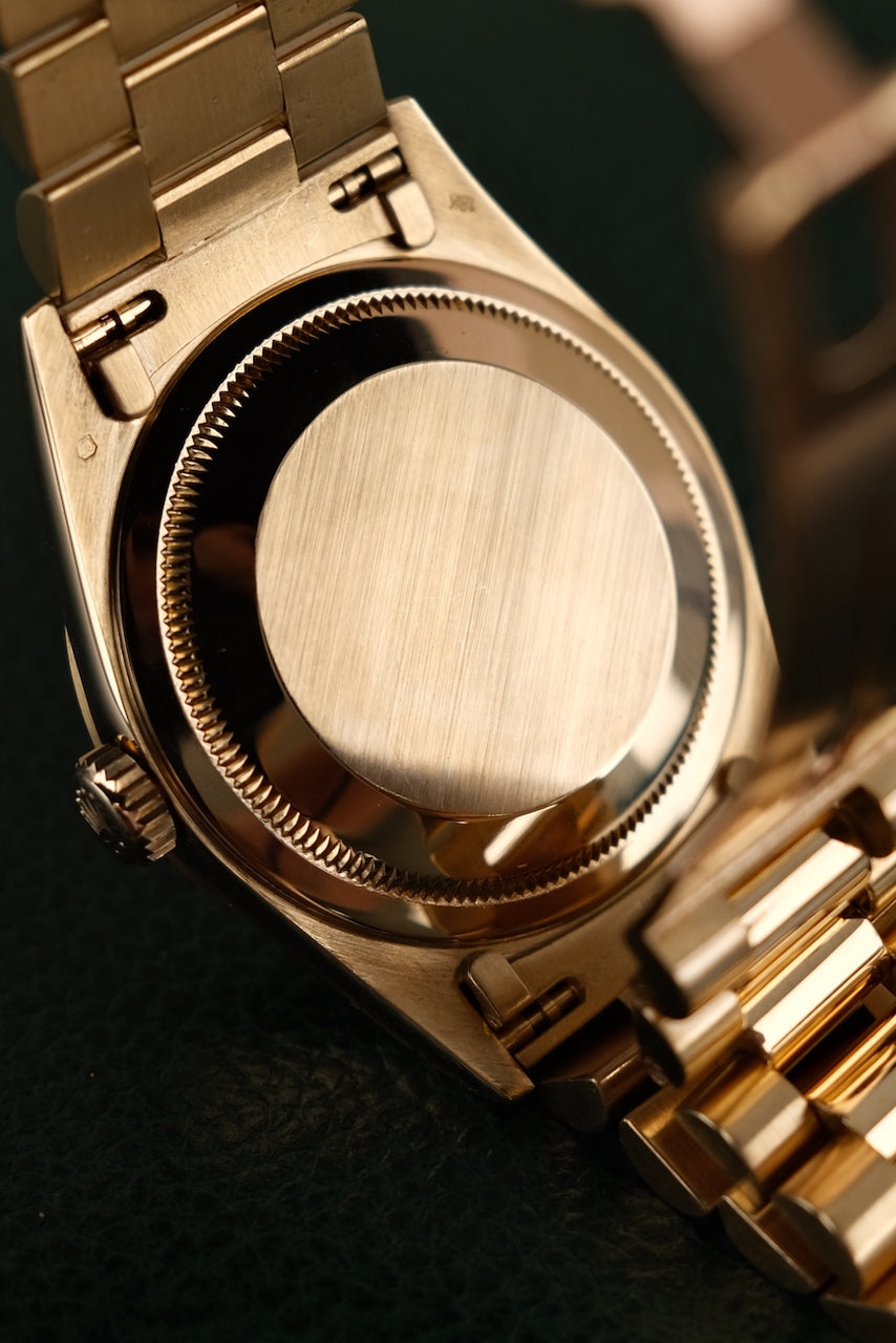 Rolex Day-Date 36 18238 Box + og. Papiere Champagne Diamond Dial