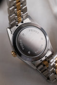 Cargar la imagen en la vista de la galería, Tudor Prince Date Day 76213 Original Papiere Silver Linen Diamond Dial, SERVICED, First Buyer's Invoice
