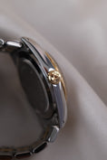 Cargar la imagen en la vista de la galería, Tudor Prince Date Day 76213 Original Papiere Silver Linen Diamond Dial, SERVICED, First Buyer's Invoice
