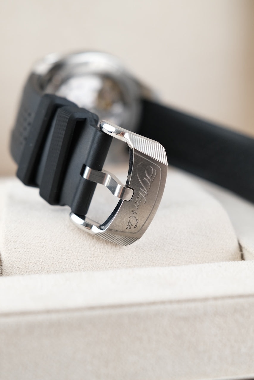 H.Moser & Cie Pioneer 42  3200-1214 Box + og. Papiere Mega Cool Blue Lagoon, 42,8mm