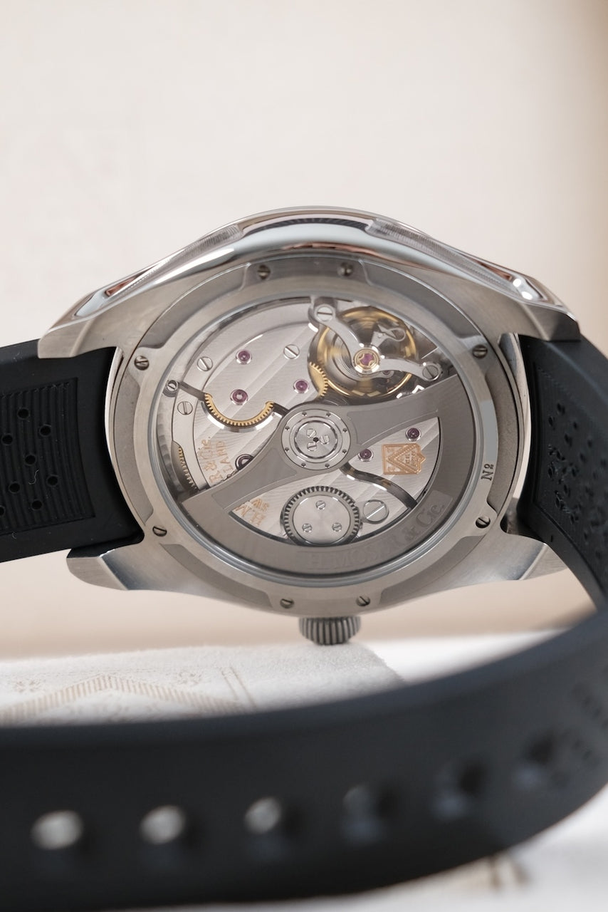 H.Moser & Cie Pioneer 42  3200-1214 Box + og. Papiere Mega Cool Blue Lagoon, 42,8mm