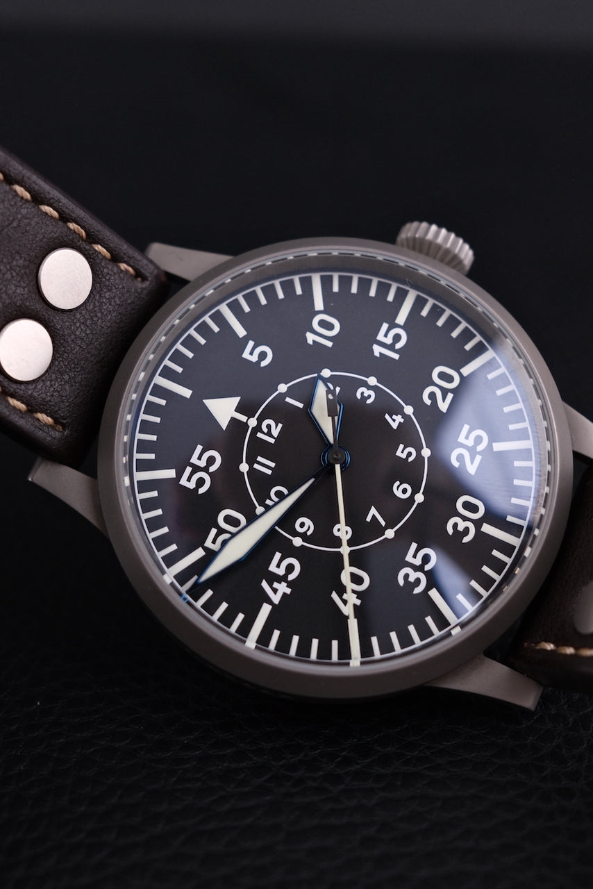 Laco Flieger Black Dial, 45mm, 2020 861753 - Detailansicht 2