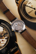 Charger l'image dans la visionneuse de la galerie, Maurice Lacroix Masterpiece Springende Stunde 28505 Box + og. Papiere German First Buyer's Invoice, SERVICED
