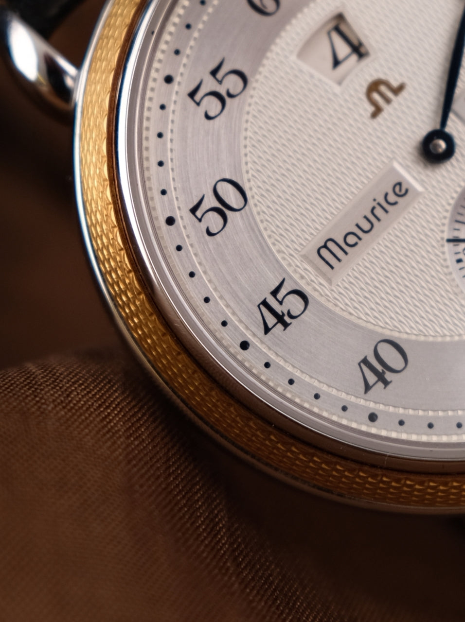 Maurice Lacroix Masterpiece Springende Stunde 28505 Box + og. Papiere German First Buyer's Invoice, SERVICED