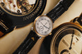 Charger l'image dans la visionneuse de la galerie, Maurice Lacroix Masterpiece Springende Stunde 28505 Box + og. Papiere German First Buyer's Invoice, SERVICED

