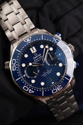 Bild in Galerie-Betrachter laden, Omega Seamaster 300m Chronograph 210.30.44.51.03.001 Box + og. Papiere Blue Dial, 44mm
