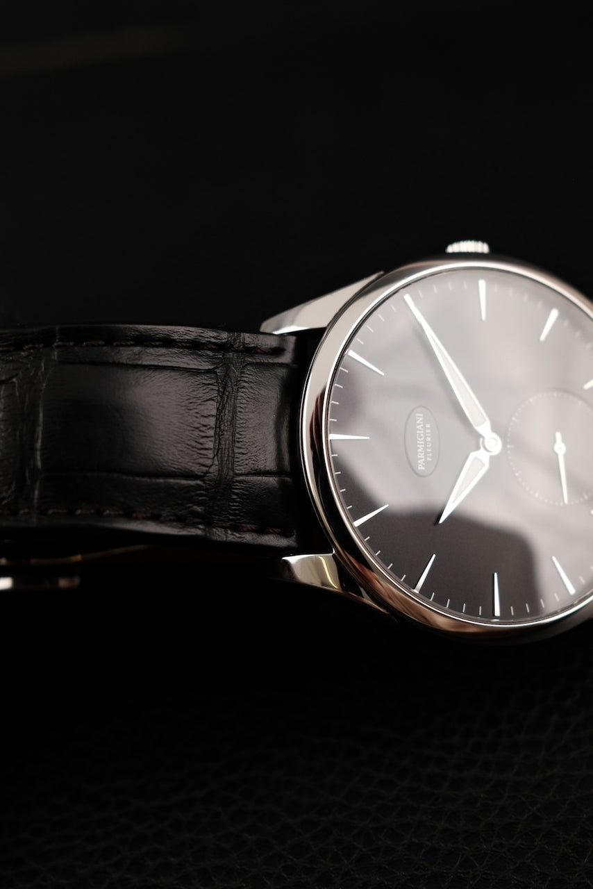 Parmigiani Fleurier Tonda 1950 PFC288 Box + og. Papiere 40mm, Black Dial, German Delivered, PFC288-0001400-XA1442