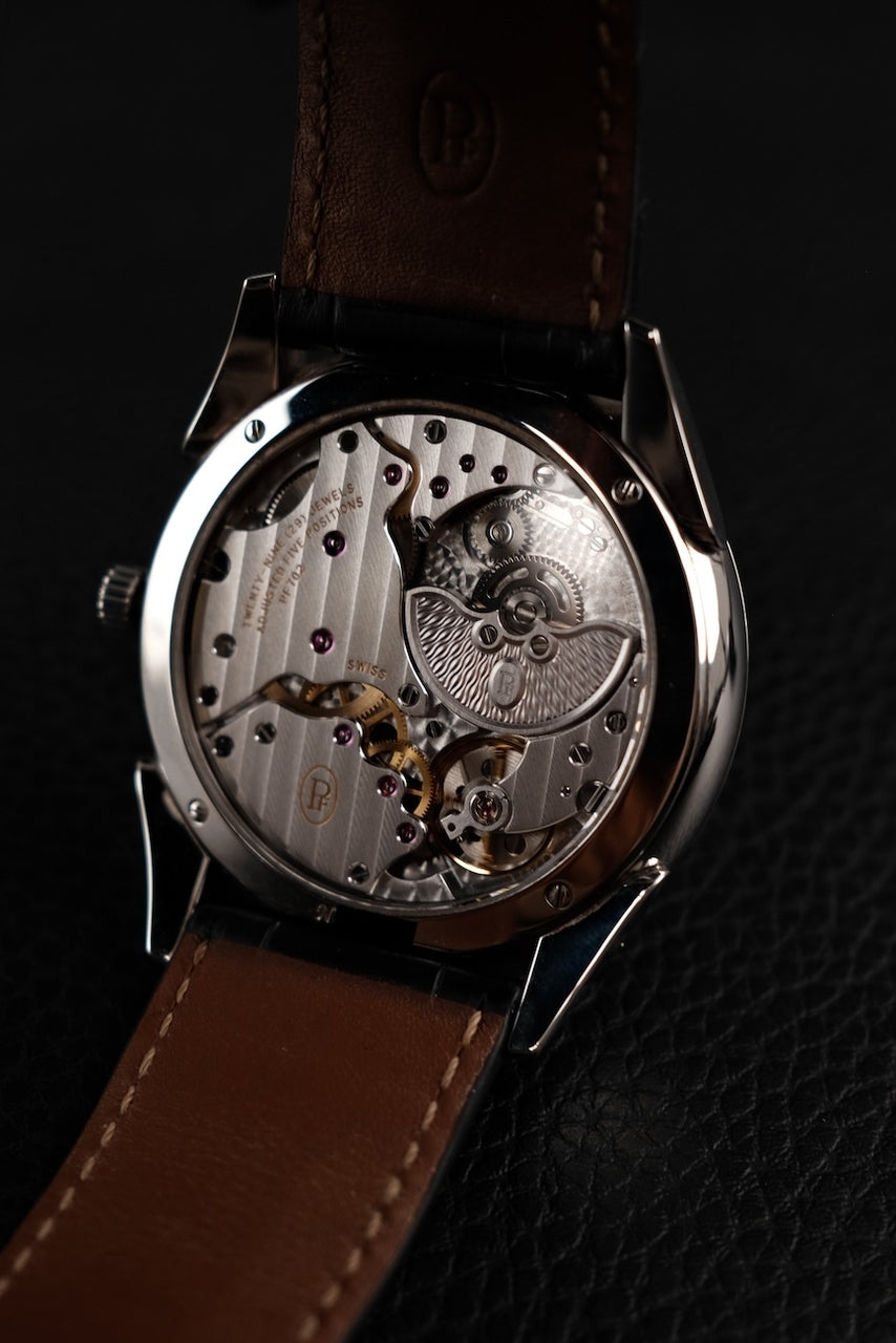 Parmigiani Fleurier Tonda 1950 PFC288 Box + og. Papiere 40mm, Black Dial, German Delivered, PFC288-0001400-XA1442