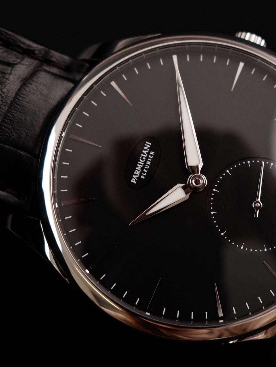 Parmigiani Fleurier Tonda 1950 PFC288 Box + og. Papiere 40mm, Black Dial, German Delivered, PFC288-0001400-XA1442