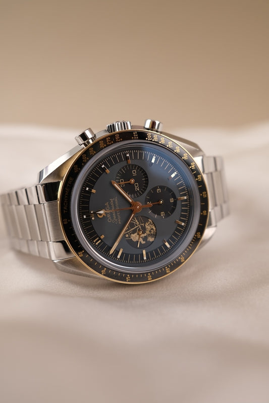 Omega Speedmaster Professional Moonwatch 31020425001001 Box + og. Papiere Apollo 11 Limited Edition, 42mm