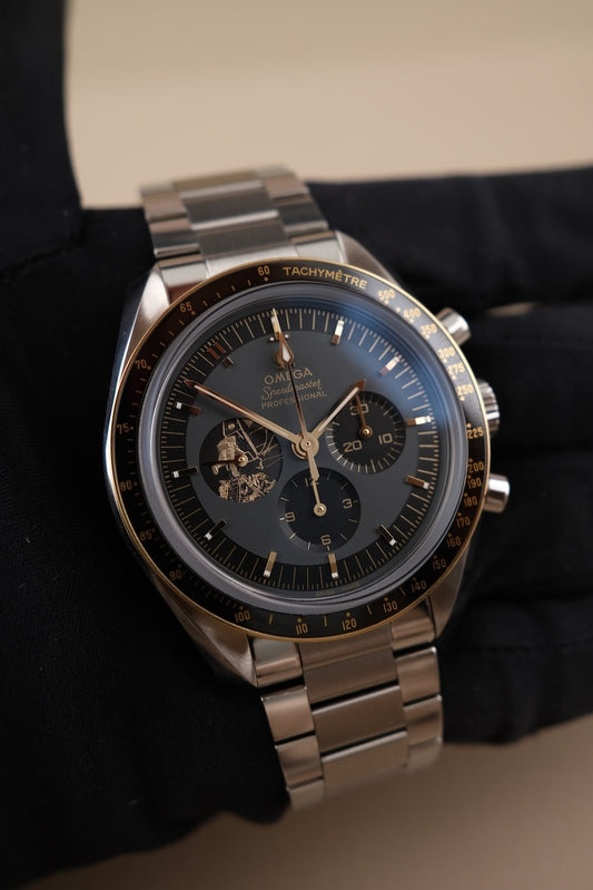 Omega Speedmaster Professional Moonwatch 31020425001001 Box + og. Papiere Apollo 11 Limited Edition, 42mm