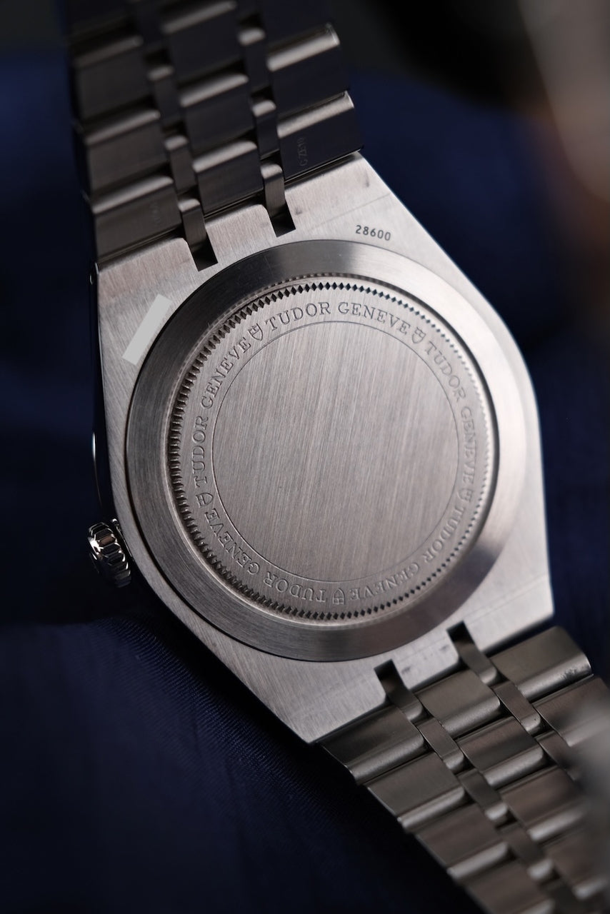 Tudor Royal 41 28600 Box + og. Papiere Blue Roman Dial, German First Buyer's Invoice