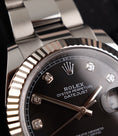 Load image into Gallery viewer, Rolex Datejust 41 126334 Box + og. Papiere Black Diamond Dial UNWORN, 2025
