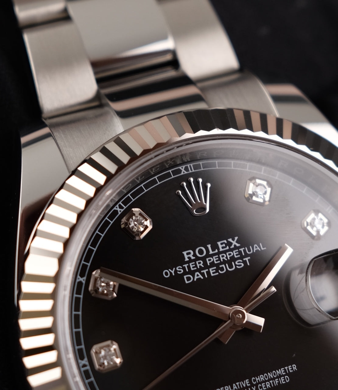 Rolex Datejust 41 126334 Box + og. Papiere Black Diamond Dial UNWORN, 2025