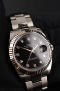 Load image into Gallery viewer, Rolex Datejust 41 126334 Box + og. Papiere Black Diamond Dial UNWORN, 2025
