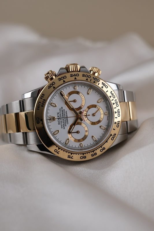 Rolex Daytona 116503 Box + og. Papiere SERVICED,LC EU, White Dial, 40mm
