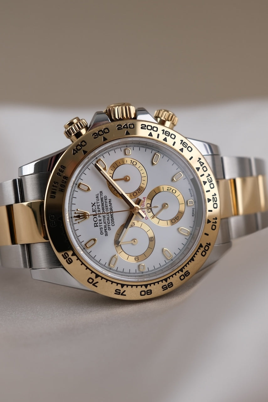 Rolex Daytona 116503 Box + og. Papiere SERVICED,LC EU, White Dial, 40mm