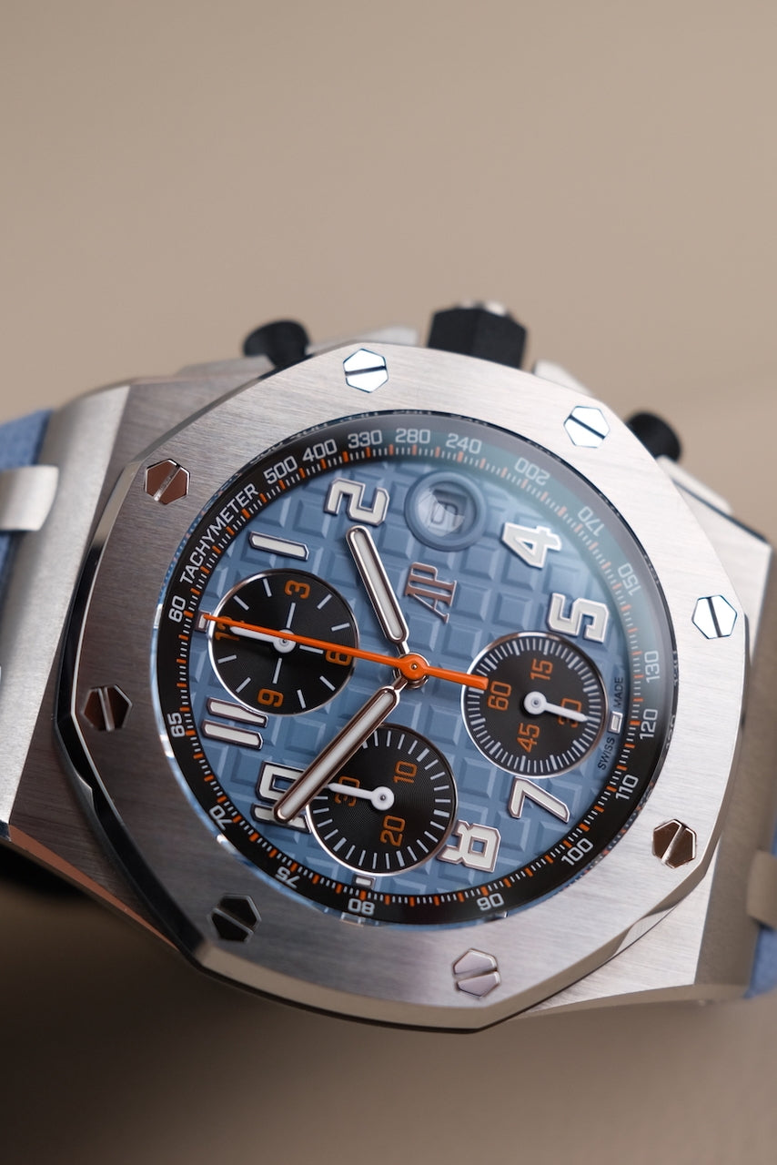Audemars Piguet Royal Oak Offshore Tiffany Blue 26238ST.OO.A340CA.01 - Detail view 3