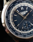 Cargar la imagen en la vista de la galería, Patek Philippe World Time Chronograph 5930G-010 Box + og. Papiere Blue Dial, 2022, White Gold, EU Delivered, Flyback
