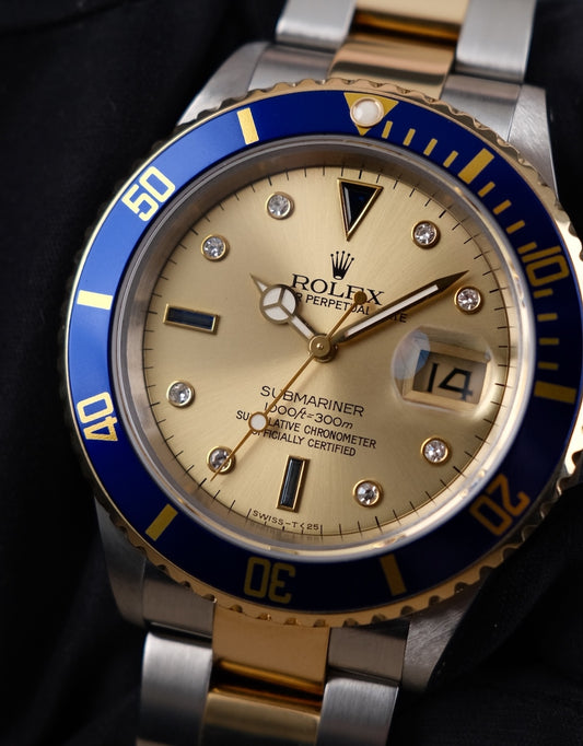 Rolex Submariner 16613 Serti / Sultan Dial
