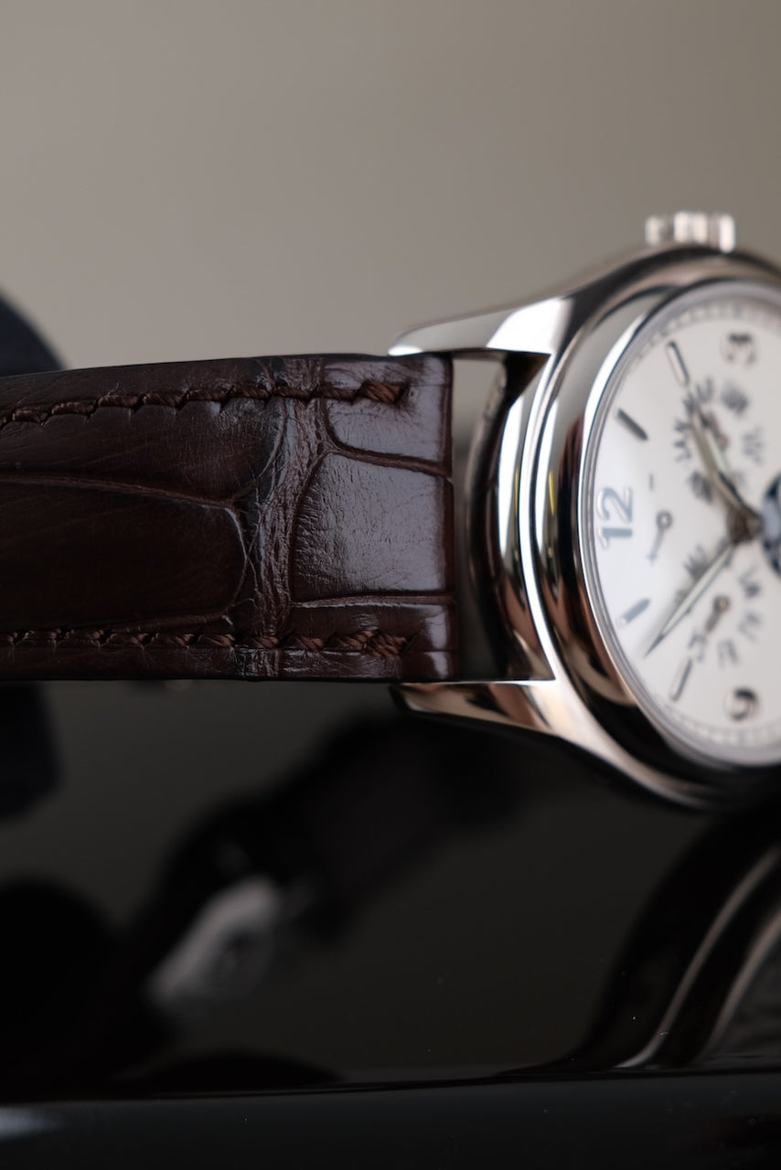 Patek Philippe Annual Calendar 5146G-001 Box + og. Papiere 18k White Gold, Moonphase, German Delivered, Cream Dial