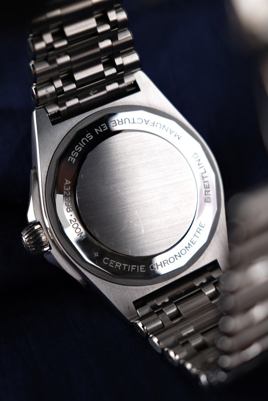 Breitling Chronomat GMT 40 A32398101M1A1 Box + og. Papiere German First Buyer's Invoice, Grey Dial, Breitling Warranty 08/2028