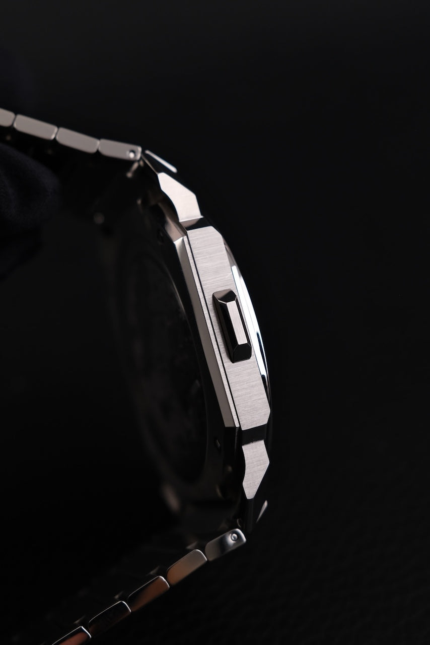 Bulgari Octo Finissimo Chronograph GMT 103467 Box + og. Papiere Blue Dial, Warranty 11/2026
