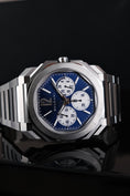 Bild in Galerie-Betrachter laden, Bulgari Octo Finissimo Chronograph GMT 103467 Box + og. Papiere Blue Dial, Warranty 11/2026
