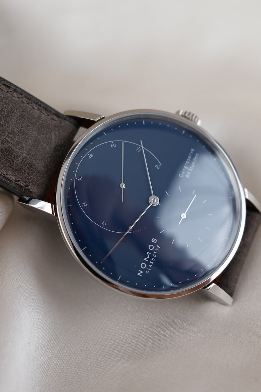 Nomos Lambda Blue 175 Years Watchmaking Glashütte 960.S3 - Detail view 4