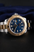 Bild in Galerie-Betrachter laden, Rolex Yachtmaster 16623 Box + og. Papiere Rolex Service, LC 100 German Delivered, S/G, Blue Dial,
