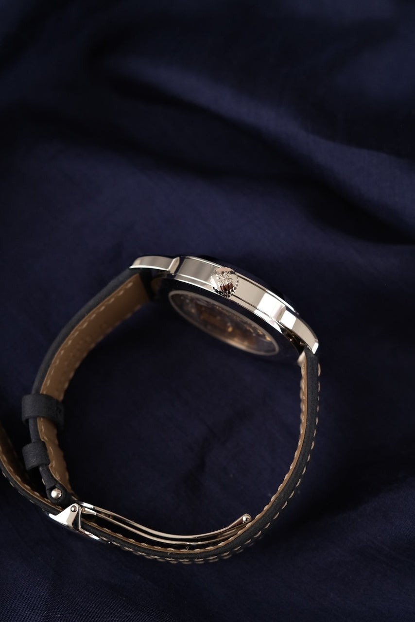 Patek Philippe World Time 5230P-001 Box + og. Papiere Platinum, Blue Dial, German Delivered, 2024
