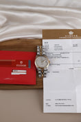 Bild in Galerie-Betrachter laden, Tudor Prince Date Day 76213 Original Papiere Linen Diamond Dial
