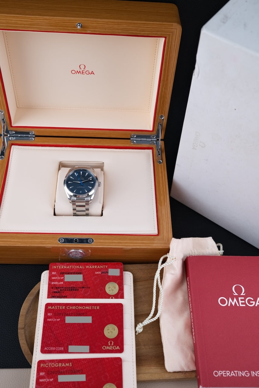Omega Seamaster Aqua Terra 22010412103002 - Papiere und oder Lieferumfang