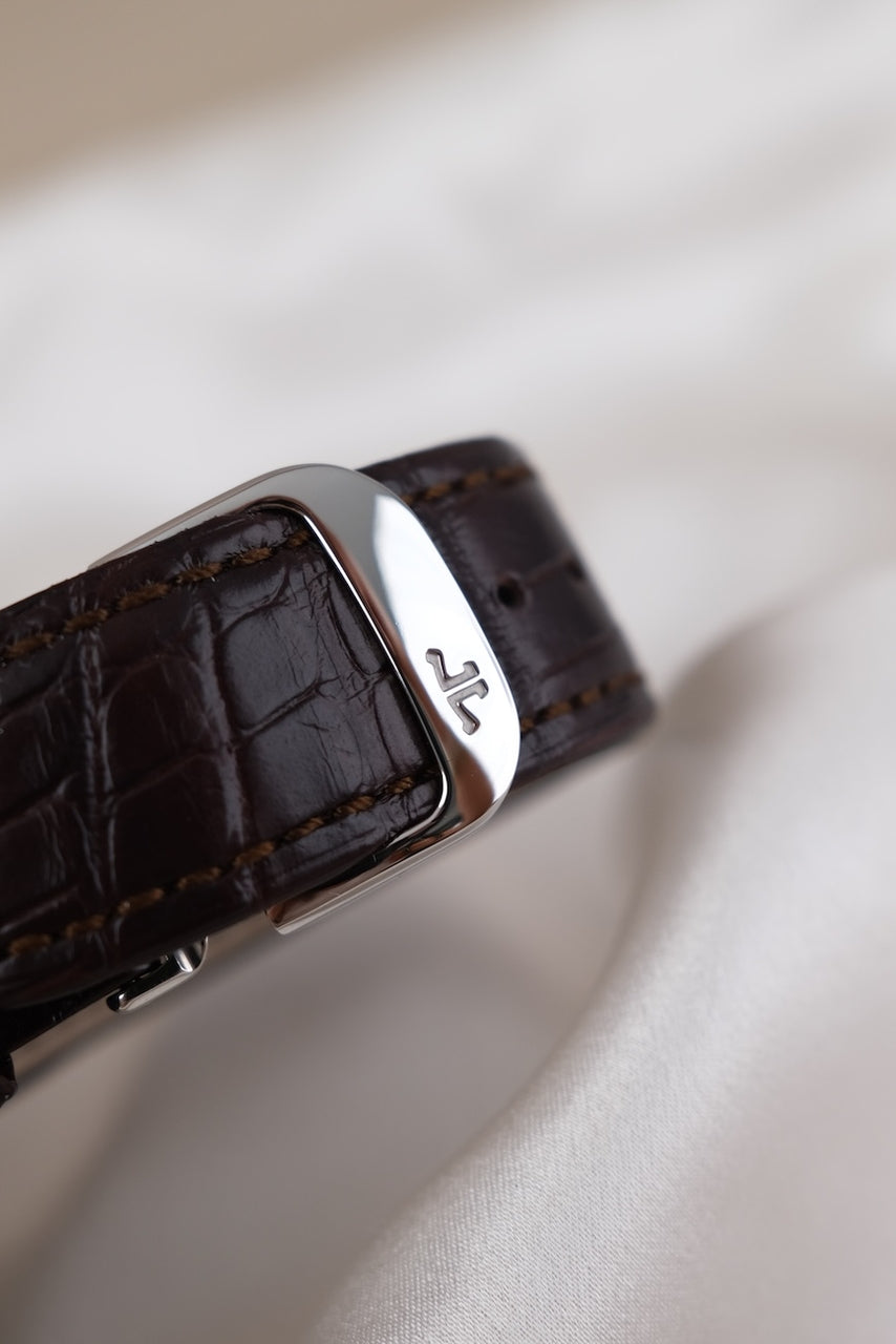 Jaeger-LeCoultre Master Grande Ultra Thin 1358420 Box + og. Papiere German Delivered, SERVICED, Silver Dial