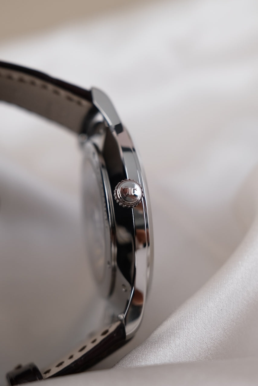 Jaeger-LeCoultre Master Grande Ultra Thin 1358420 Box + og. Papiere German Delivered, SERVICED, Silver Dial