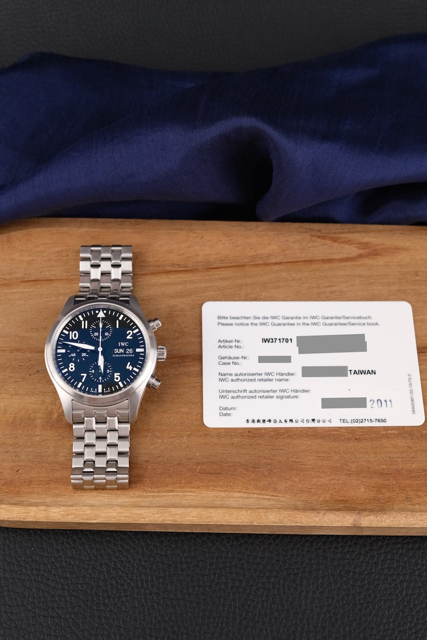 IWC Pilot Chronograph IW371701 - Papers and documentation